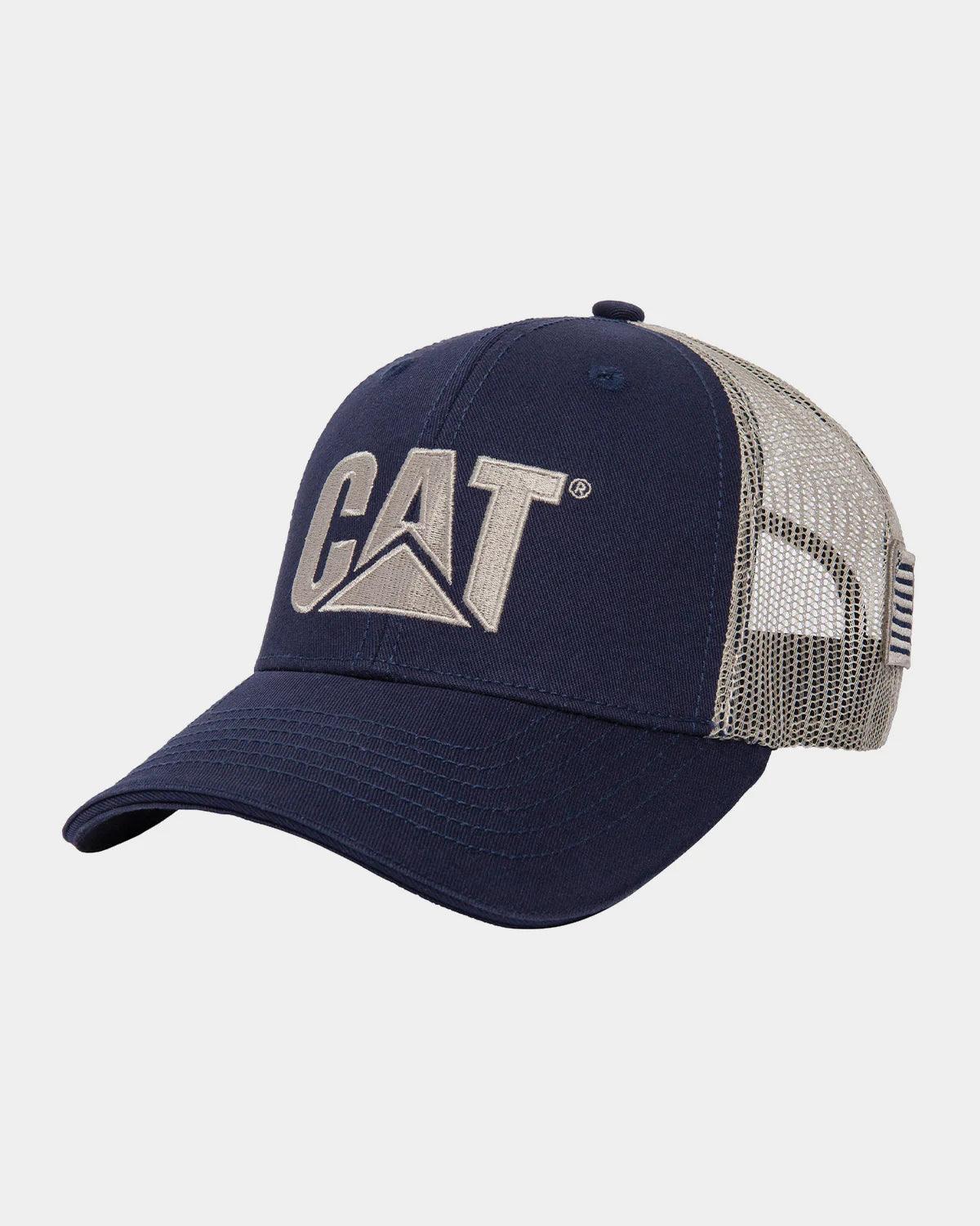CHAPÉU COM LOGO CAT E BANDEIRA