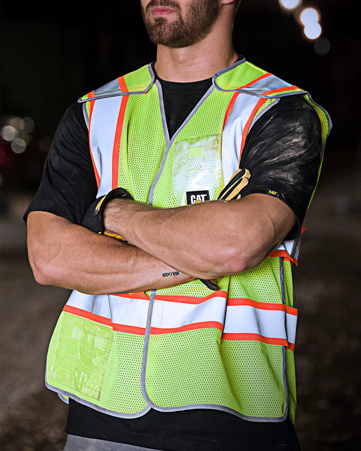 VESTE DE SEGURANÇA MASCULINA HI-VIS
