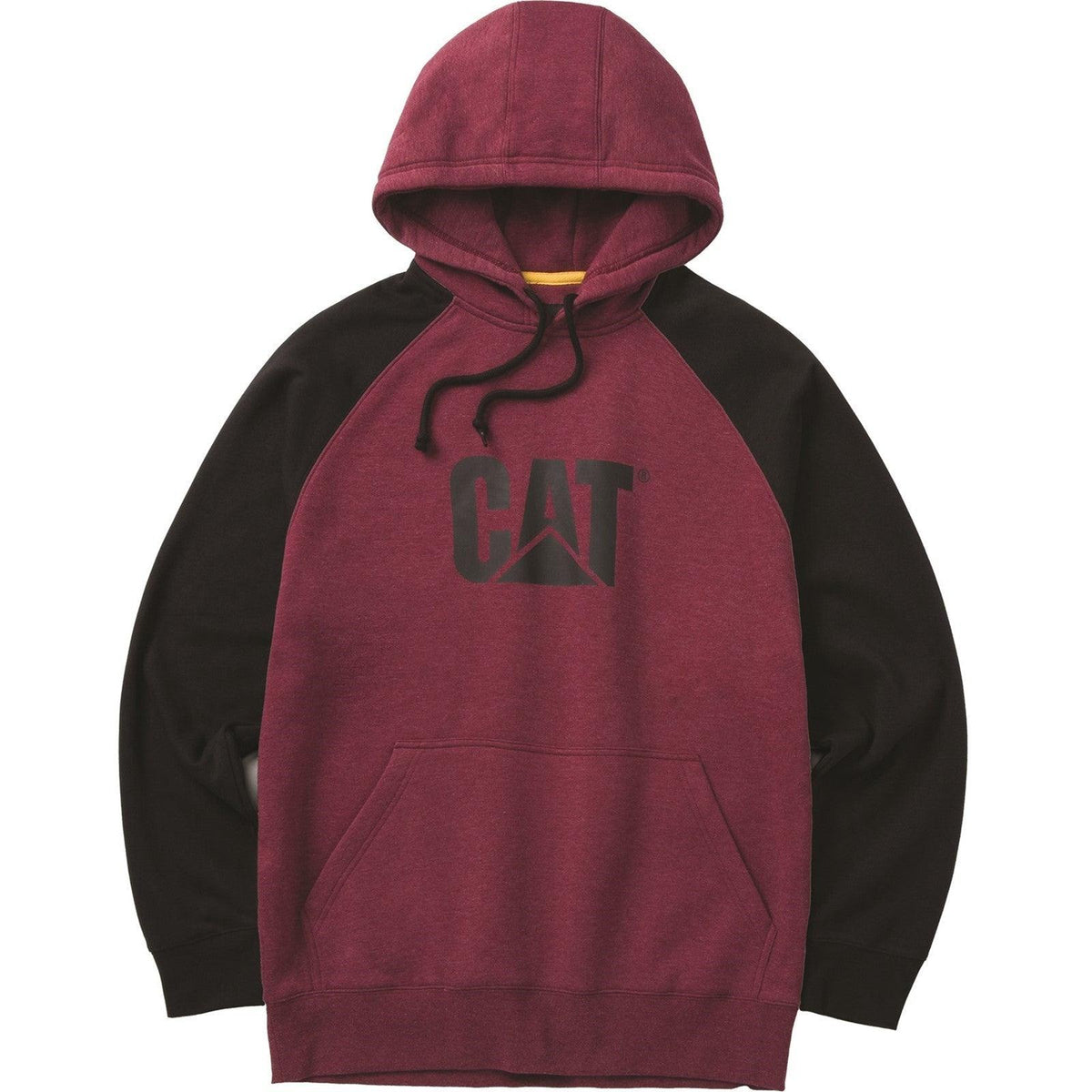 Moletom com Capuz Raglan Carmenere Vermelho